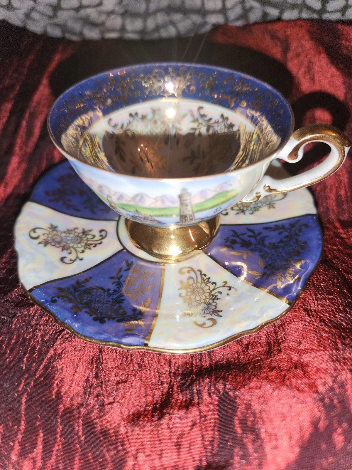 Vintage GVD Echt Gold Sammeltasse – Lindau i Bodensee, Ophalen of Verzenden
