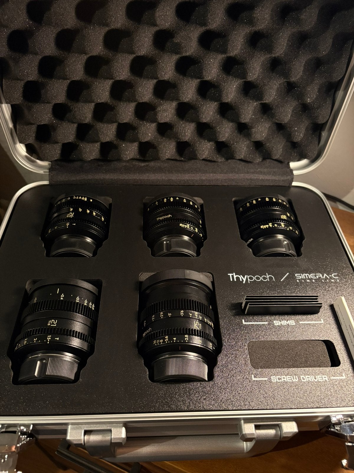 Thypoch Simera-C T1.5 5 Lenzen Set M-Mount Nieuwstaat, Audio, Tv en Foto, Fotografie | Lenzen en Objectieven, Ophalen, Overige merken