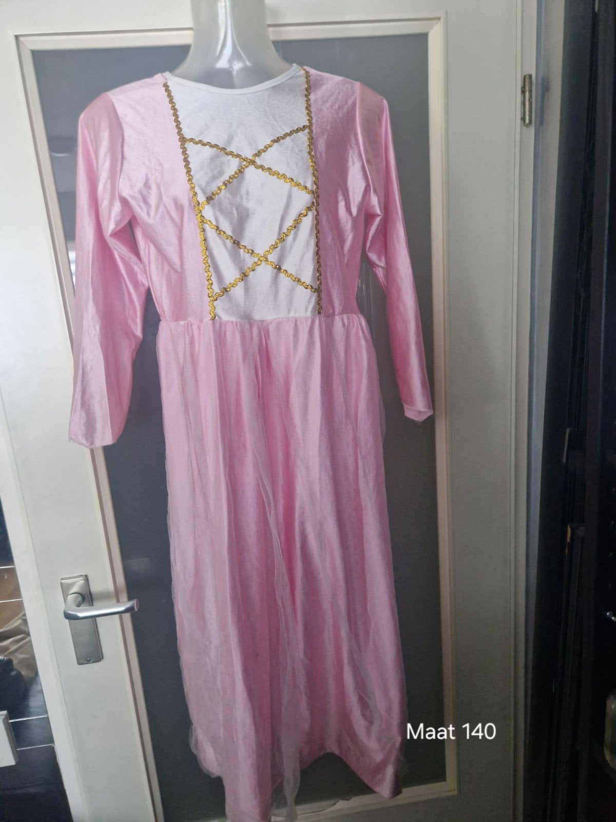 Maat s, Carnaval prinsessen jurkje, Ophalen of Verzenden, Zo goed als nieuw, Maat 38/40 (M), Carnaval