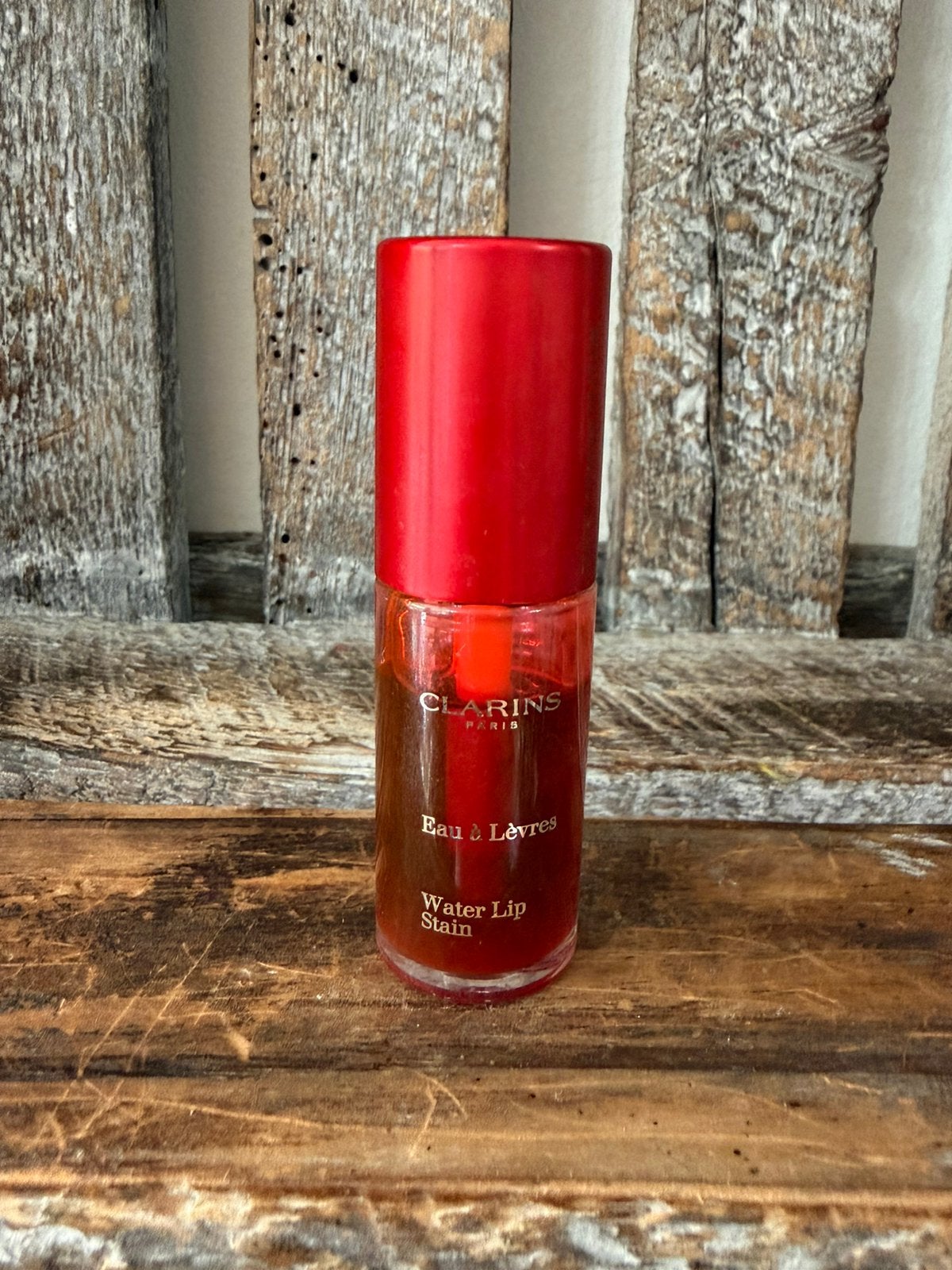 Clarins Water Lip Stain 08, Ophalen of Verzenden, Zo goed als nieuw, Lippen