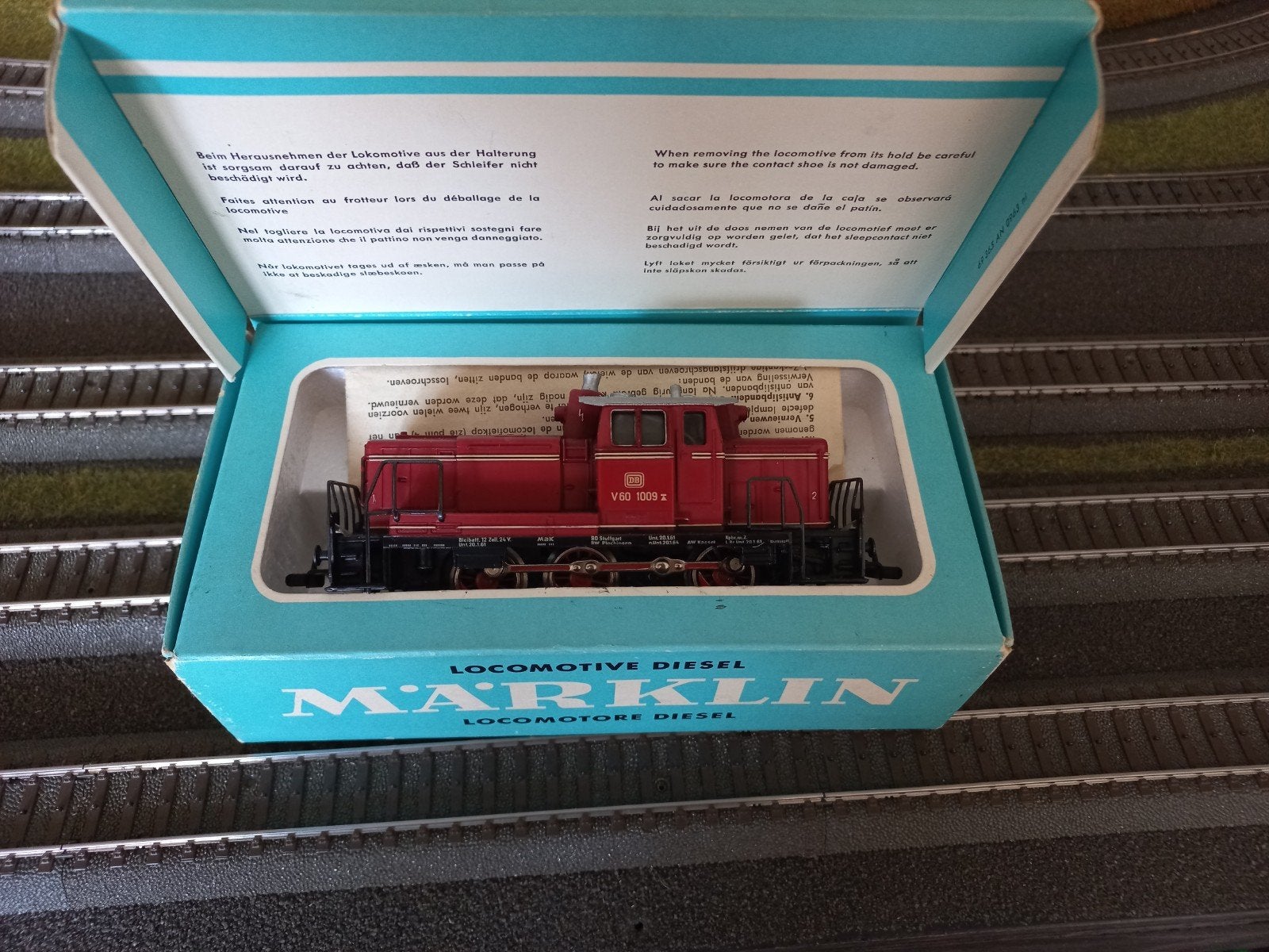 Märklin 3065 V60 1009 Digitaal met ESU MFX Decoder, Hobby en Vrije tijd, Wisselstroom, Locomotief, Ophalen of Verzenden, Zo goed als nieuw