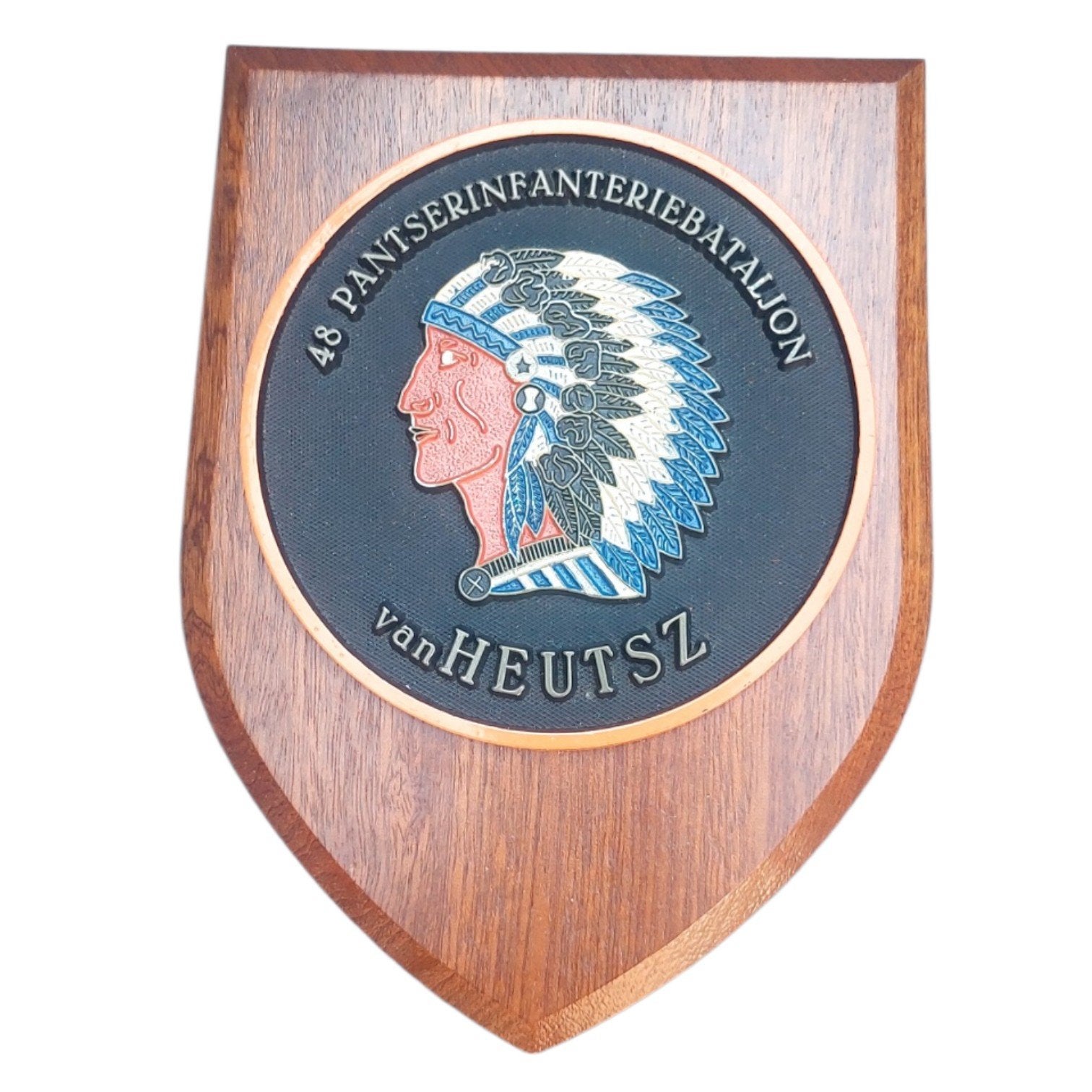 Wapenschild 48 Pantserinfanteriebataljon 'van Heutsz', Ophalen of Verzenden, Landmacht, Nederland, Embleem of Badge