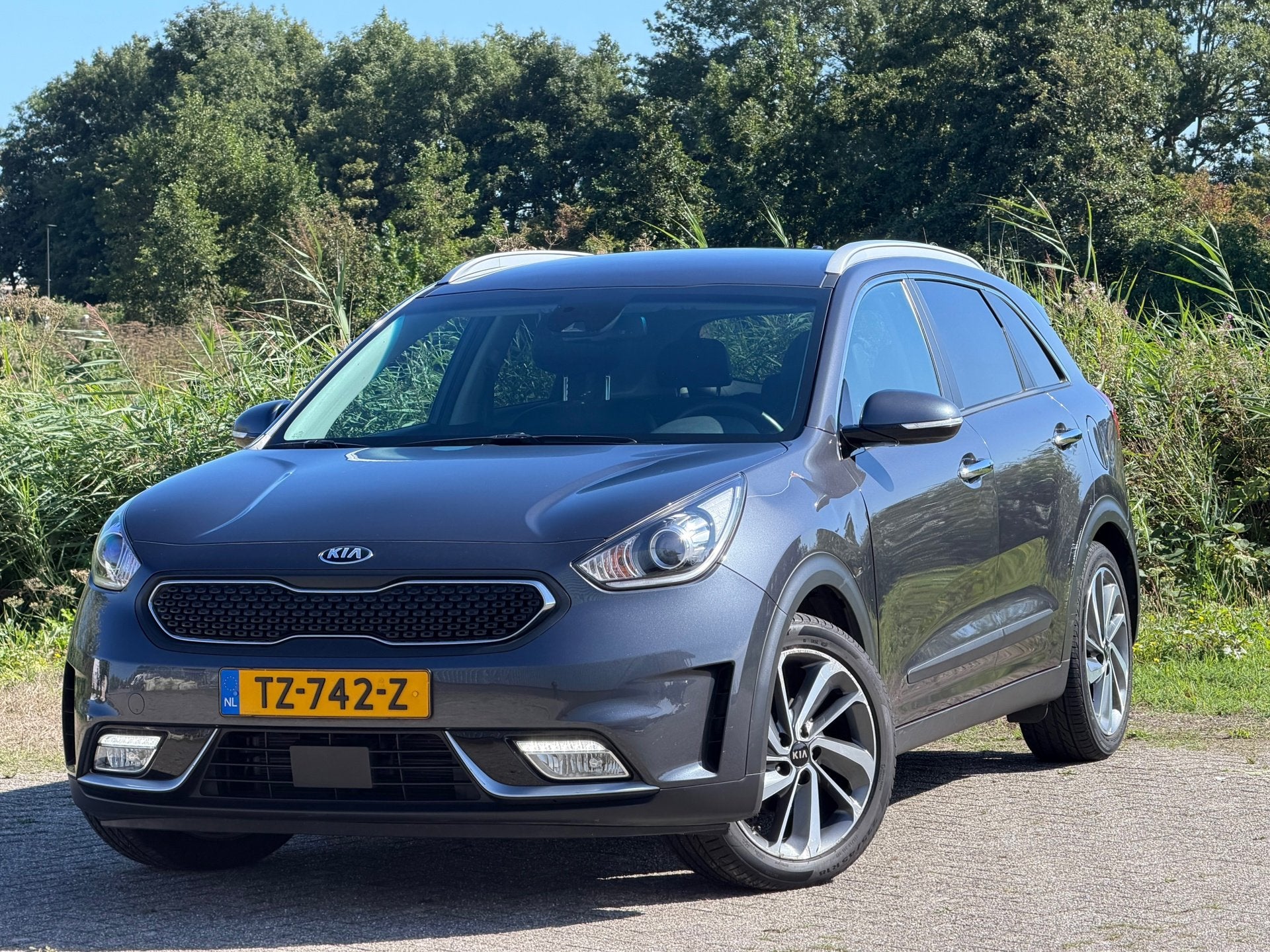 Kia Niro 1.6 GDi Hybrid ExecutiveLine - Platinum Graphite -, Auto's, Adaptive Cruise Control, Gebruikt, 23 km/l, SUV of Terreinwagen