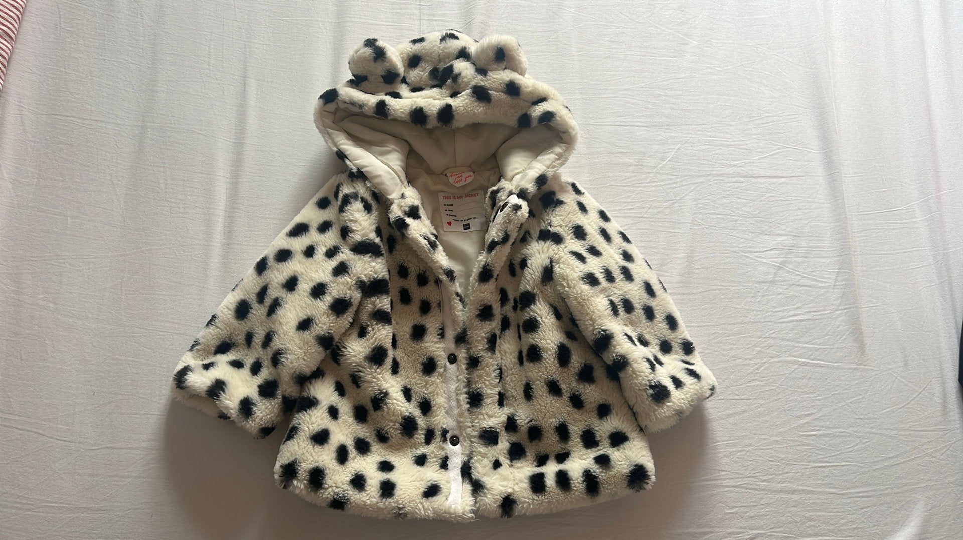 Te koop: winterjasje baby maat 80, Kinderen en Baby's, Babykleding | Maat 80, Ophalen of Verzenden, Zo goed als nieuw, Meisje