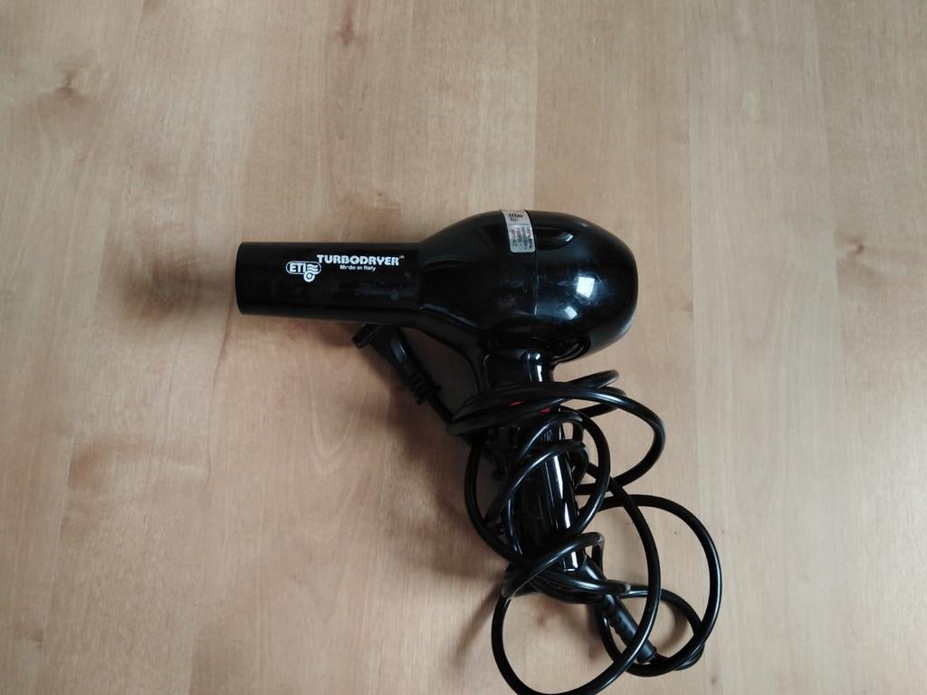 Föhn turbo dryer zwart, Ophalen of Verzenden, Zo goed als nieuw, Föhn of Haardroger