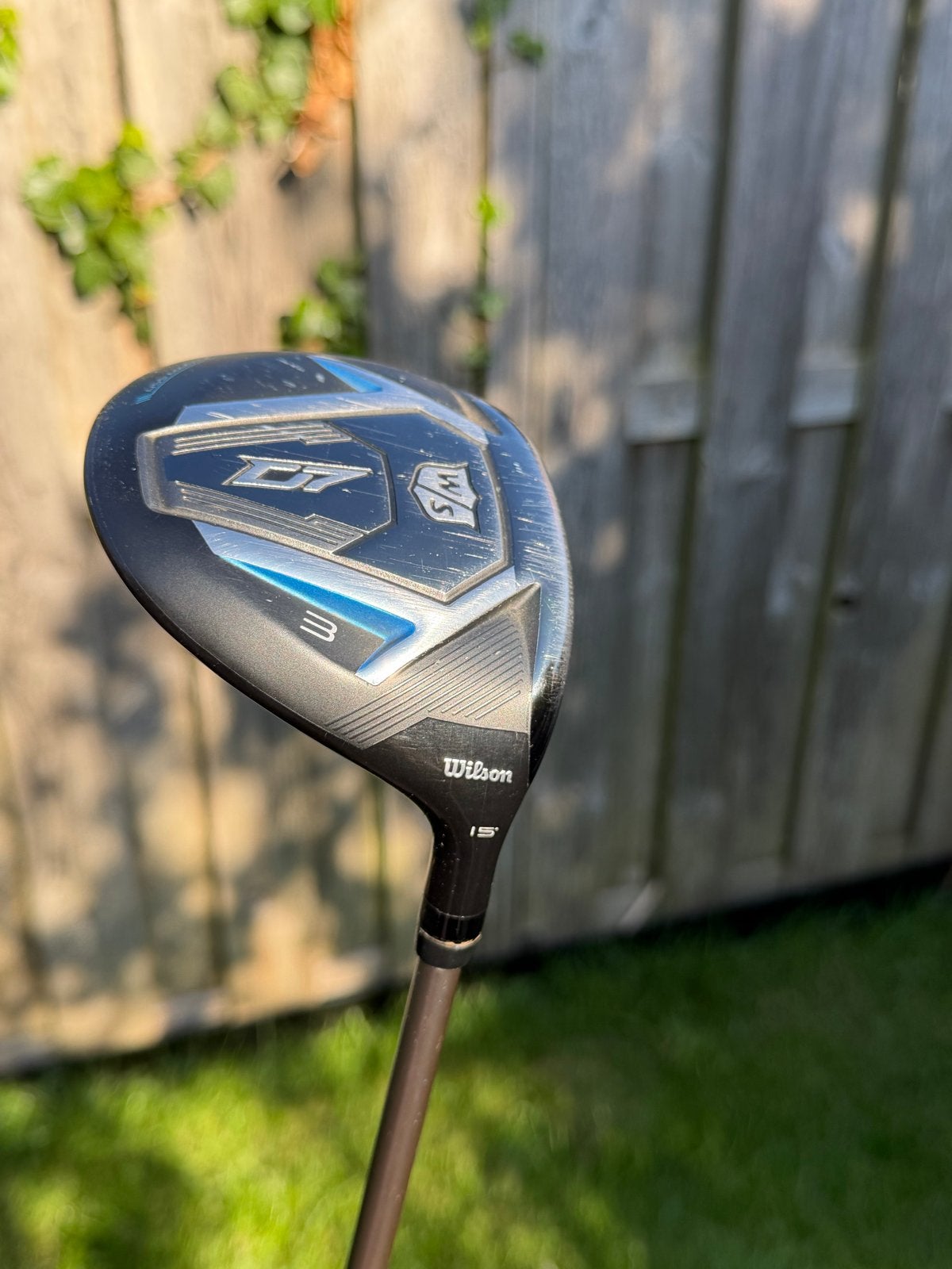 Wilson D7 Houten 3 Golfclub - 15 gr. Helium Stiff Shaft, Ophalen, Gebruikt, Club, Overige merken