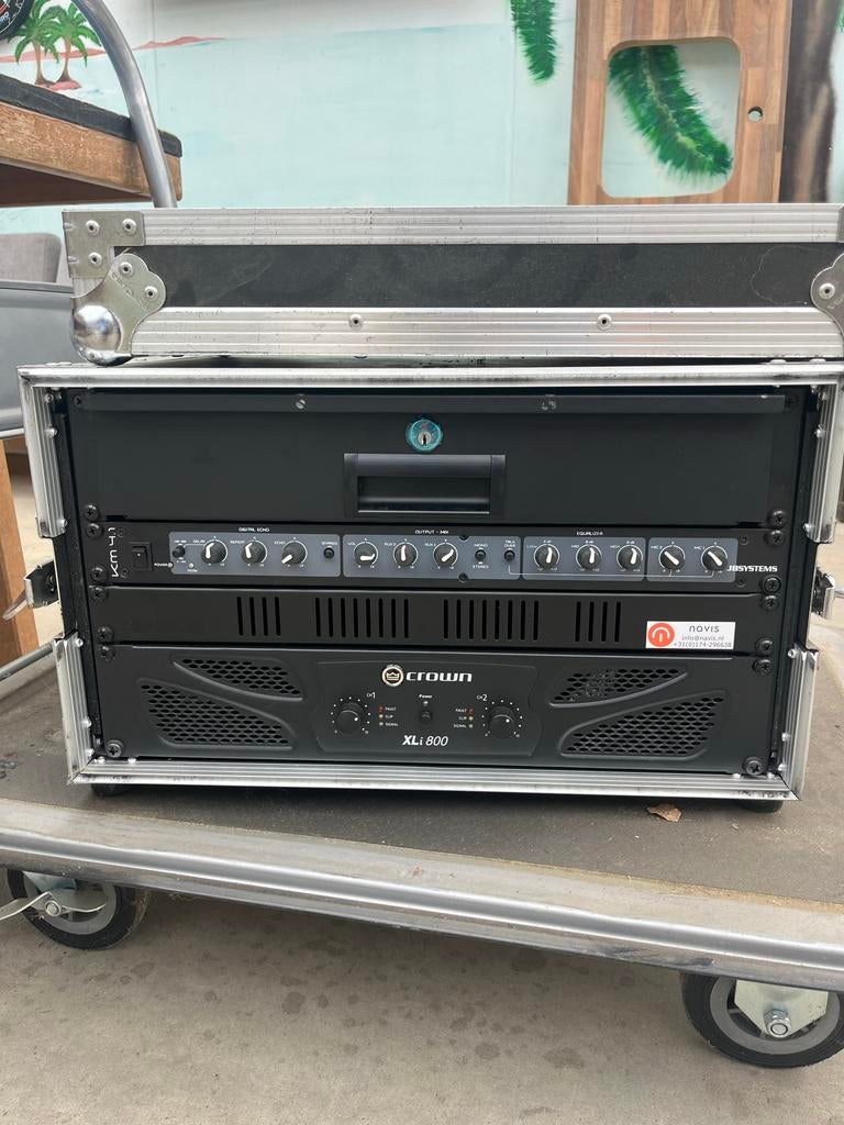 Complete PA-set: 4 EV speakers met versterker, Muziek en Instrumenten, Versterkers | Keyboard, Monitor en PA, Ophalen, Gebruikt
