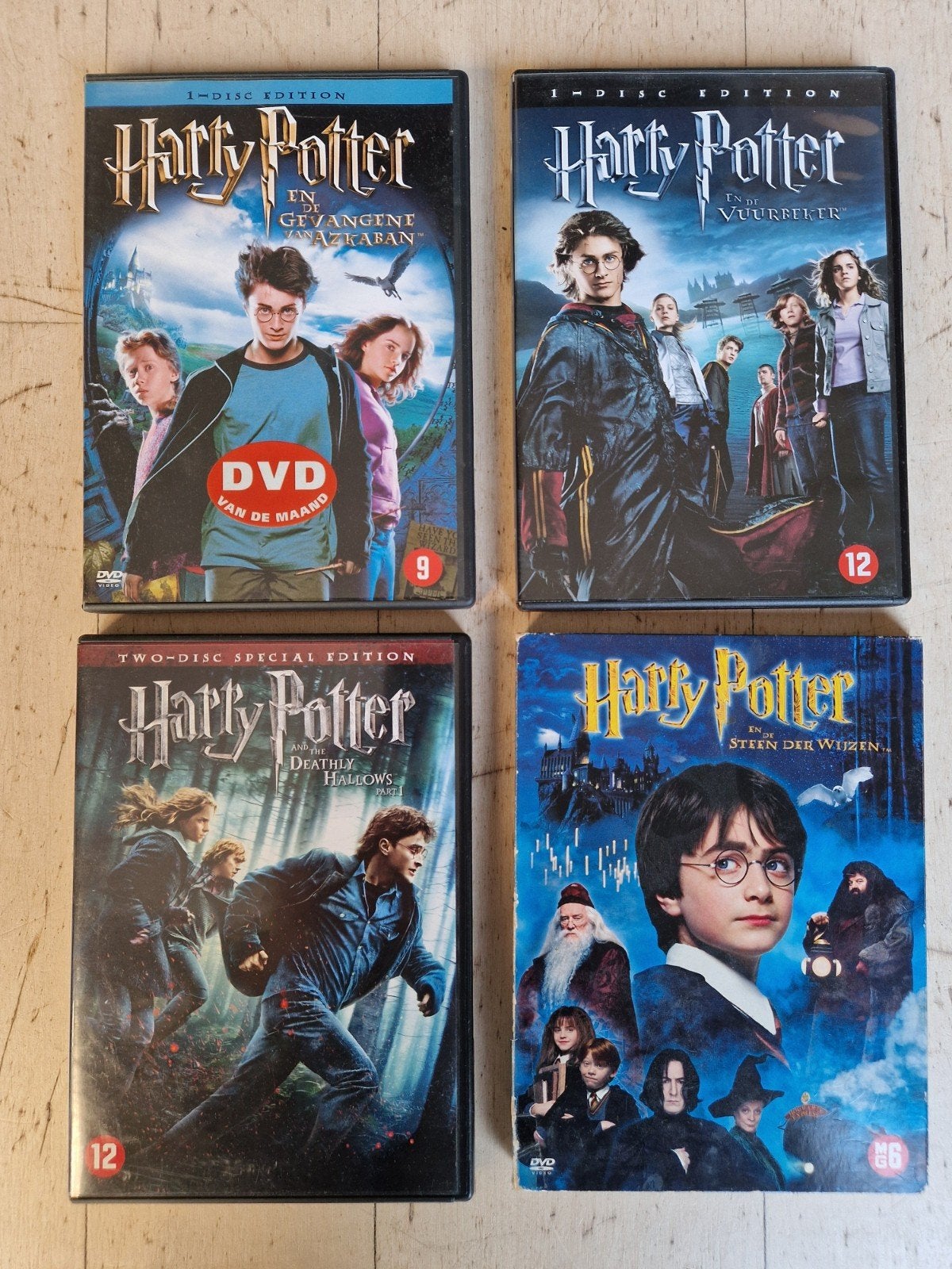 Harry Potter DVD Collectie - 4 films, Cd's en Dvd's, Ophalen, Engels, Speciale editie, Nederlands