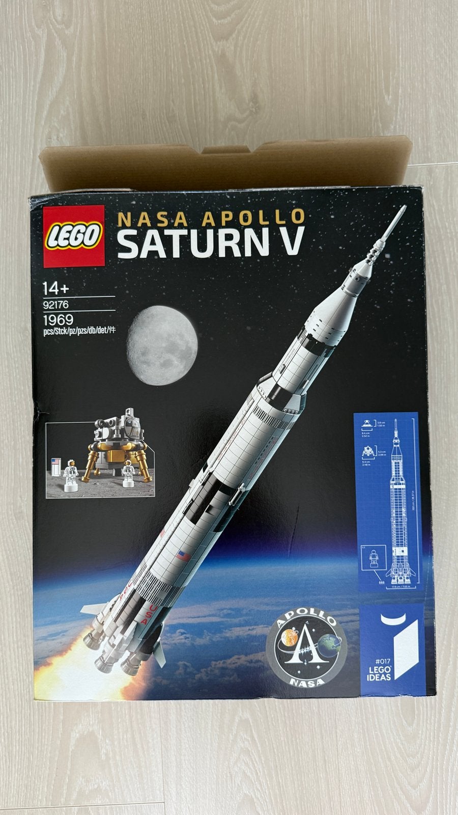 LEGO Ideas NASA Apollo Saturn V 92176, Ophalen, Gebruikt, Lego, Ideas