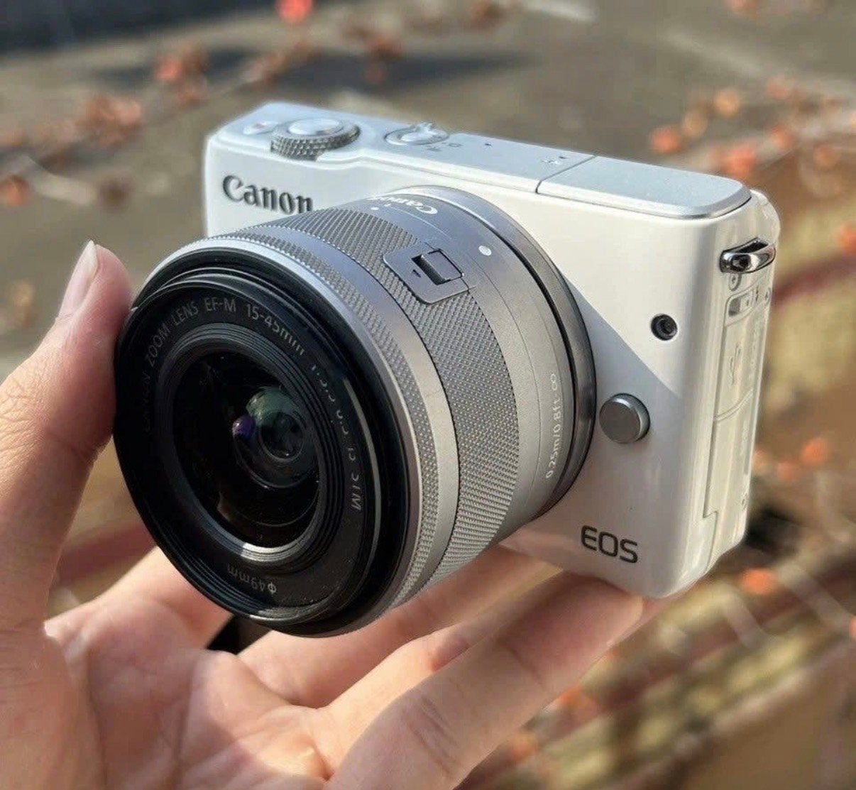 Canon EOS M10, Audio, Tv en Foto, Fotocamera's Digitaal, Ophalen, Zo goed als nieuw, Canon