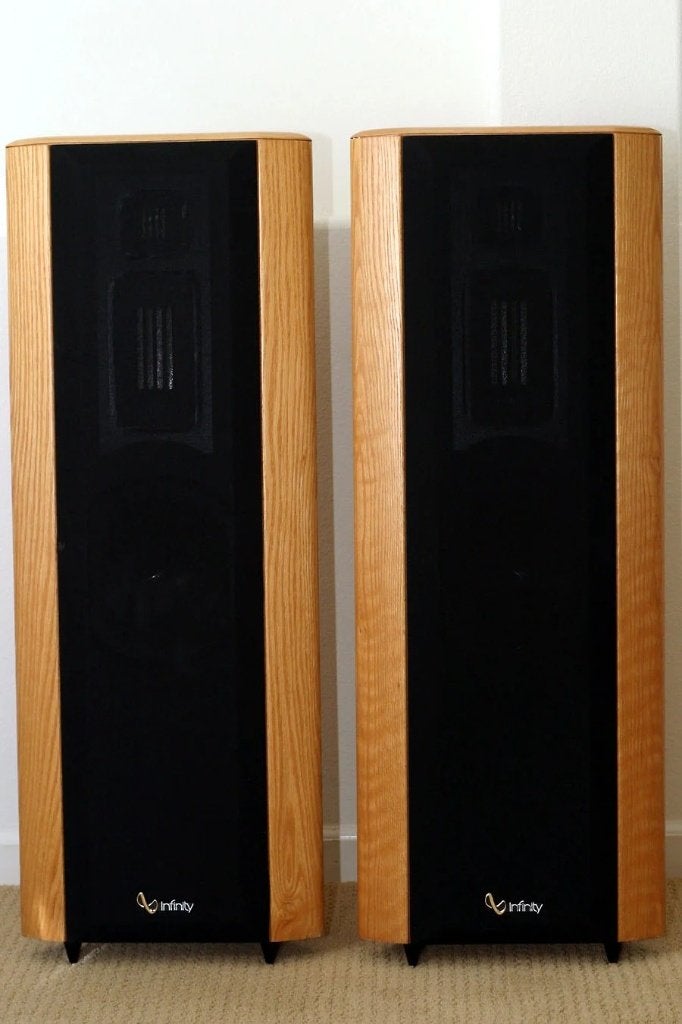 Infinity Renaissance 80, Gebruikt, 120 watt of meer, Front, Rear of Stereo speakers, Ophalen