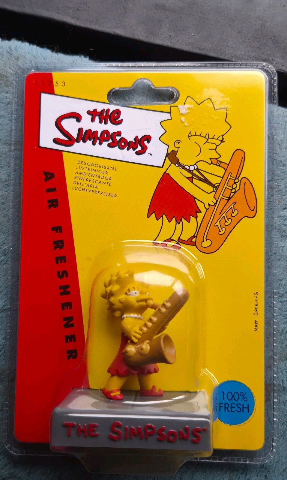 The Simpsons Lisa Simpson luchtverfrisser 1998, Ophalen of Verzenden, Nieuw