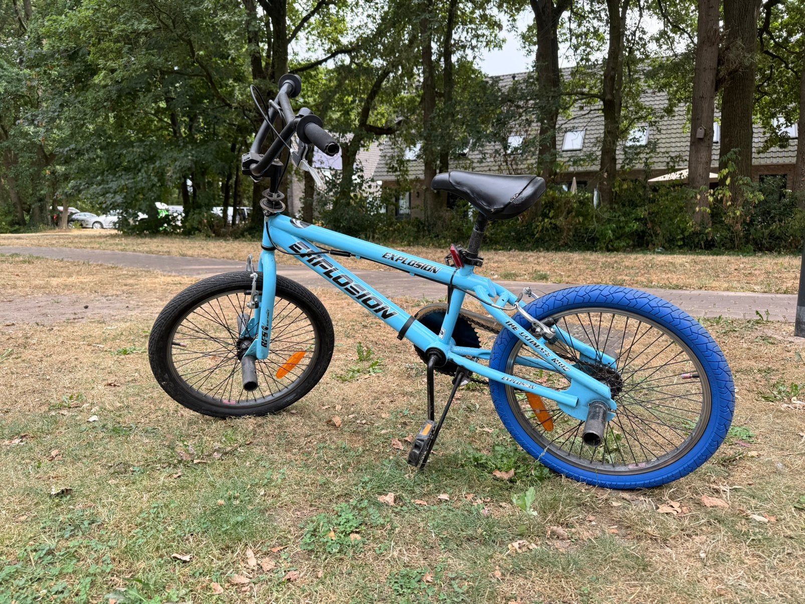 Crossfiets Explosion 21 inch +\- 6 t/m 9 jaar, Fietsen en Brommers, Ophalen, Zo goed als nieuw, Staal