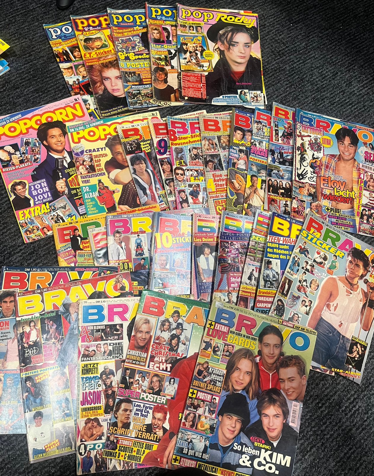 Doos vol Pop- Rock Muziek tijdschriften, Verzenden, Zo goed als nieuw