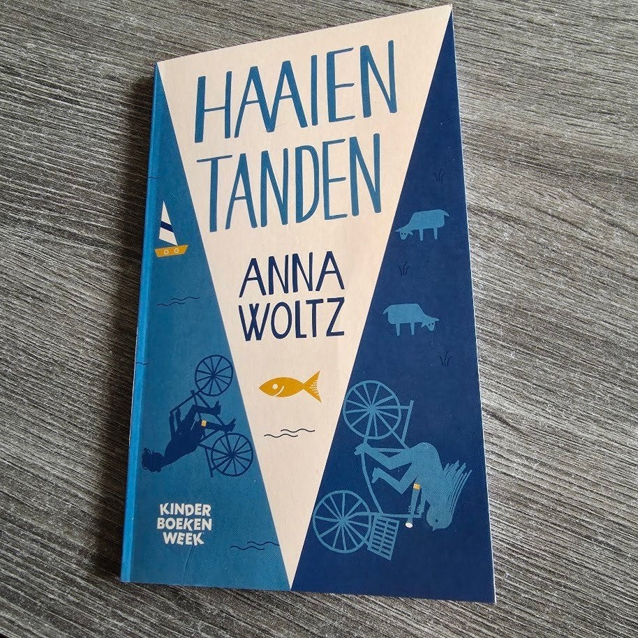 Boek Haaientanden, Ophalen of Verzenden, Zo goed als nieuw, Anna Woltz, Fictie algemeen