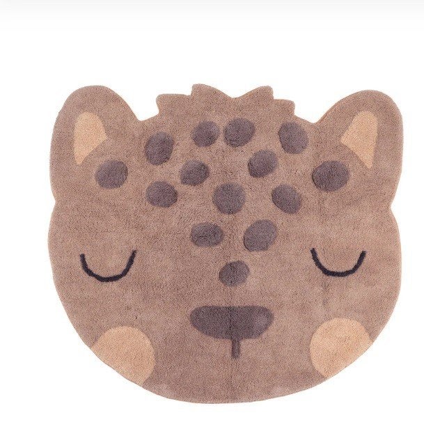 Kindervloerkleed Vloerkleed Kleine Cheeta Soren Nattiot, 100 tot 150 cm, Bruin, Nattiot, Nieuw