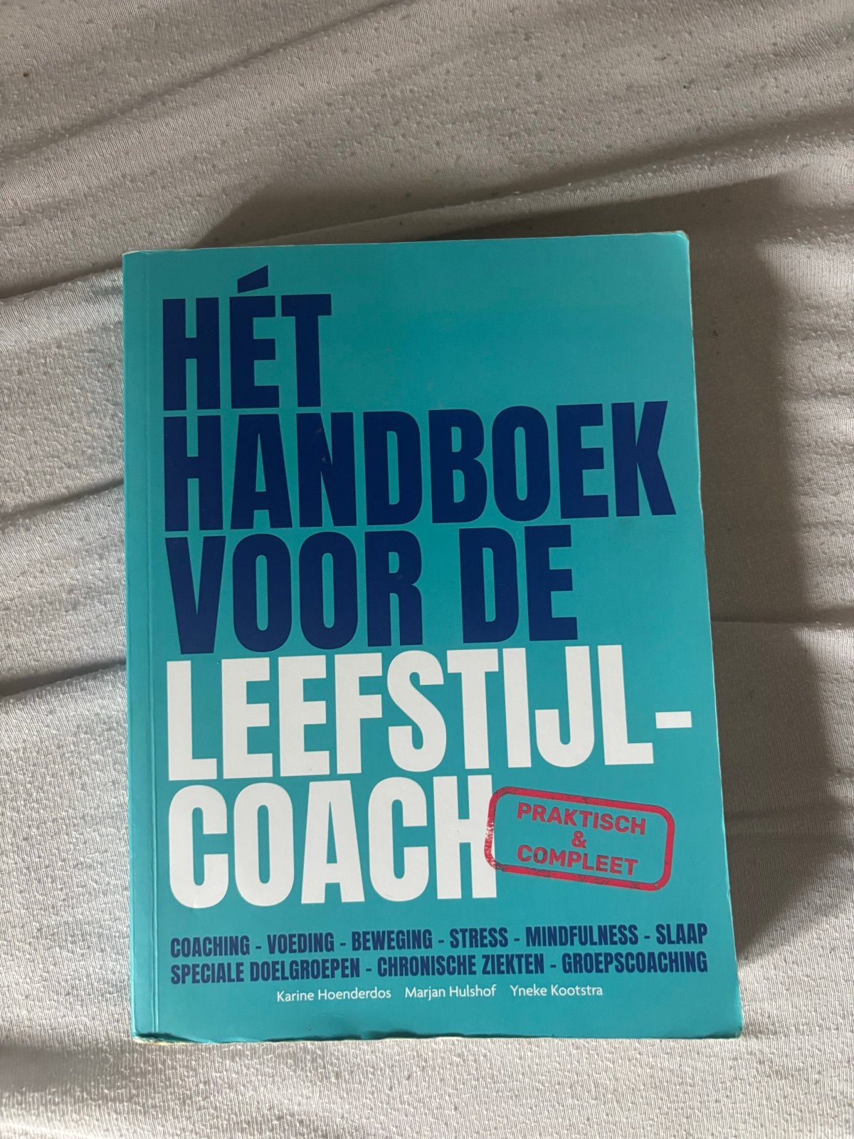 Hét Handboek voor de Leefstijlcoach - Praktisch & Compleet, Ophalen of Verzenden, Zo goed als nieuw
