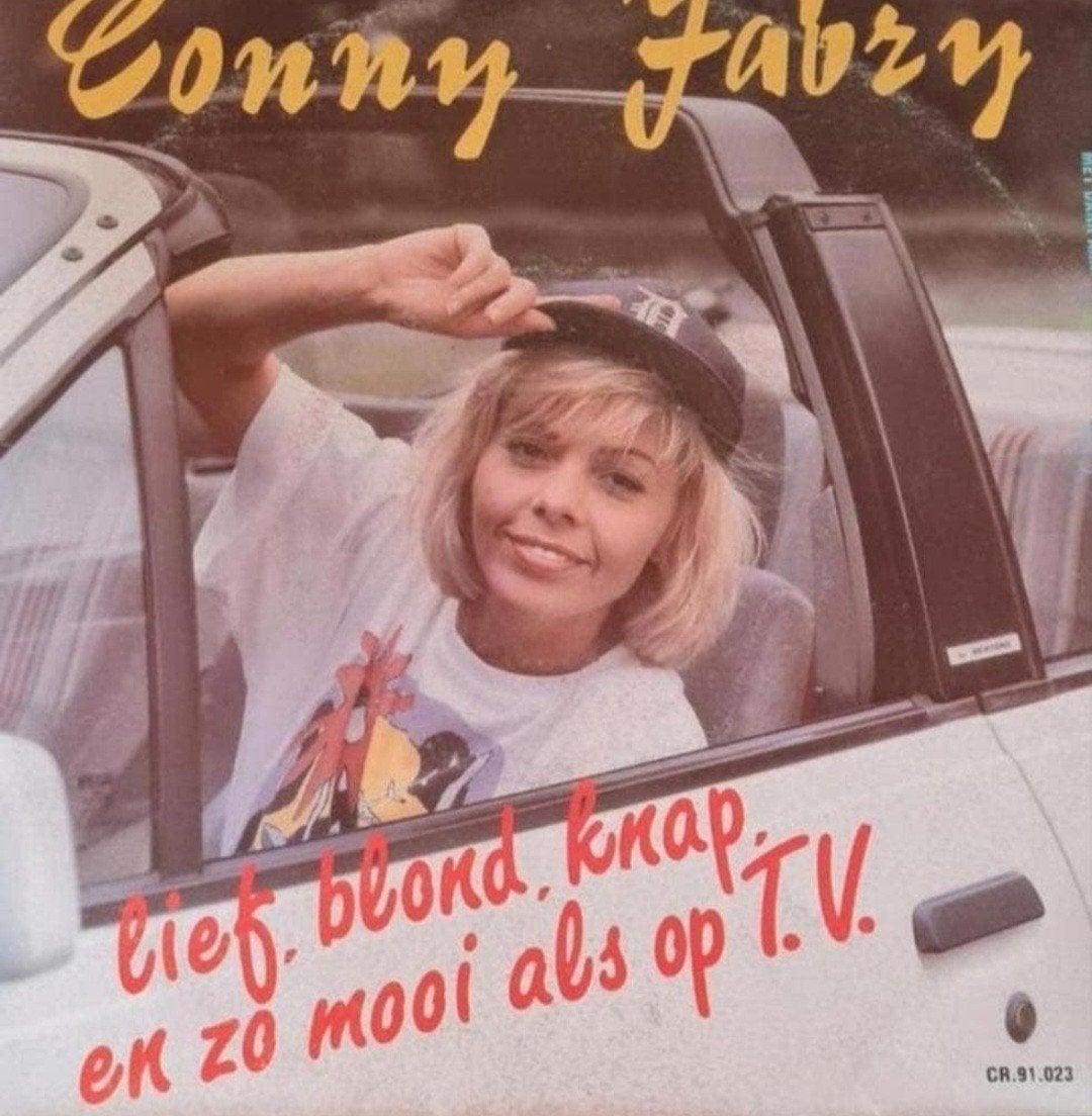 CONNY FABRY  - LIEF, BLOND, KNAP EN ZO MOOI ALS OP T.V, Ophalen of Verzenden, Gebruikt, Overige formaten