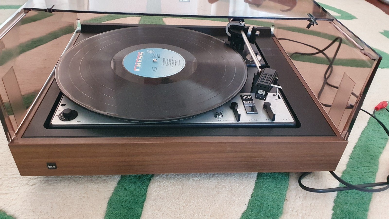 Dual 1228, opgeknapt, uit jaren '70, Audio, Tv en Foto, Platenspelers, Ophalen, Platenspeler, Dual, Automatisch
