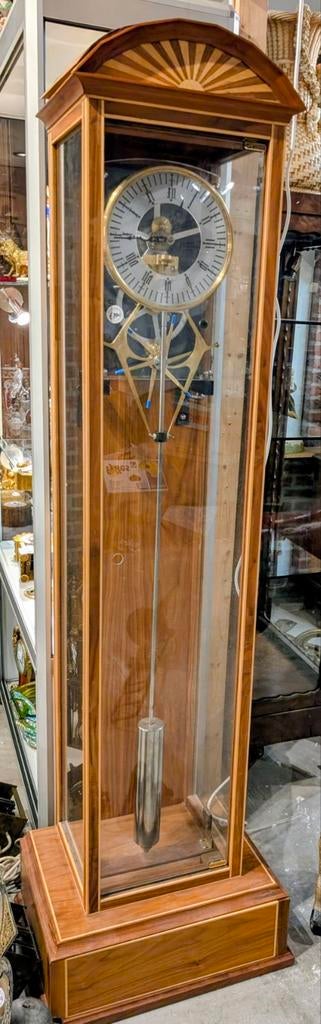 Elektrische staande klok 190 cm hoog €750, Antiek en Kunst, Antiek | Klokken, Ophalen