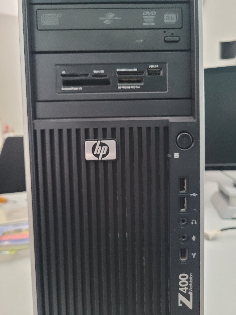 HP Z400 Workstation, Computers en Software, Desktop Pc's, Ophalen, Gebruikt, HDD, Hewlett Packard (HP)