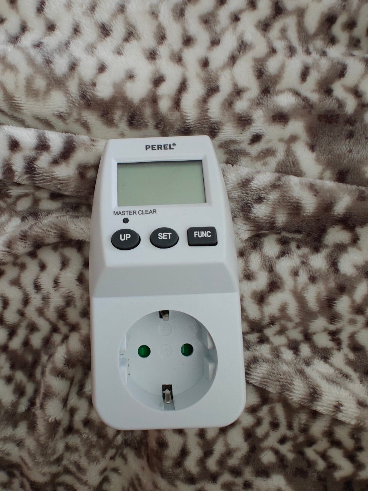 Perel E305EM5-G Energiemeter - 230V, 3600W, 16A, Doe-het-zelf en Verbouw, Meetapparatuur, Ophalen of Verzenden, Zo goed als nieuw