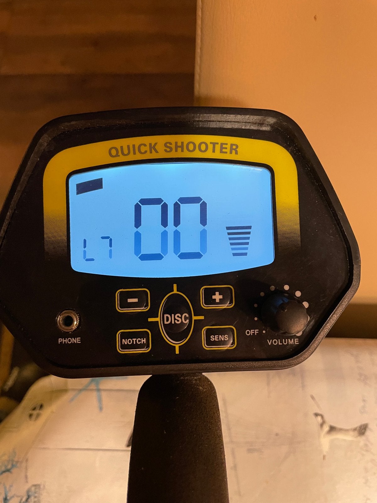 Metaaldetector te koop, Hobby en Vrije tijd, Metaaldetectors, Ophalen, Zo goed als nieuw, Overige merken, Instelbare gevoeligheid