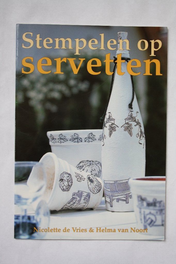Stempelen op servetten, Ophalen of Verzenden, Nieuw, Overige onderwerpen, Nicolette de vries en helma van noort.