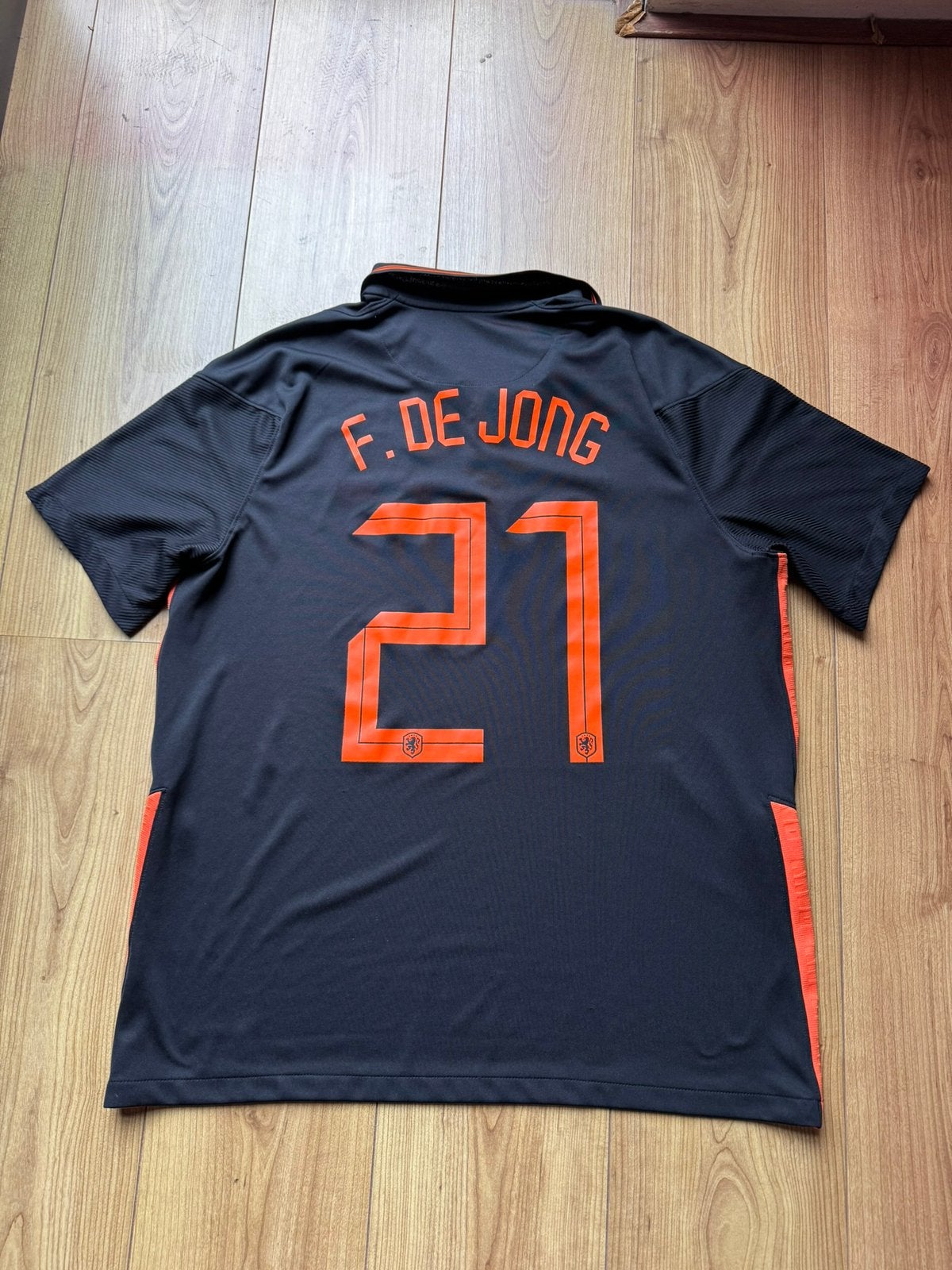 Origineel Voetbalshirt Nederlands Elftal KNVB de Jong, Ophalen of Verzenden, Zo goed als nieuw, Maat 56/58 (XL), Zwart