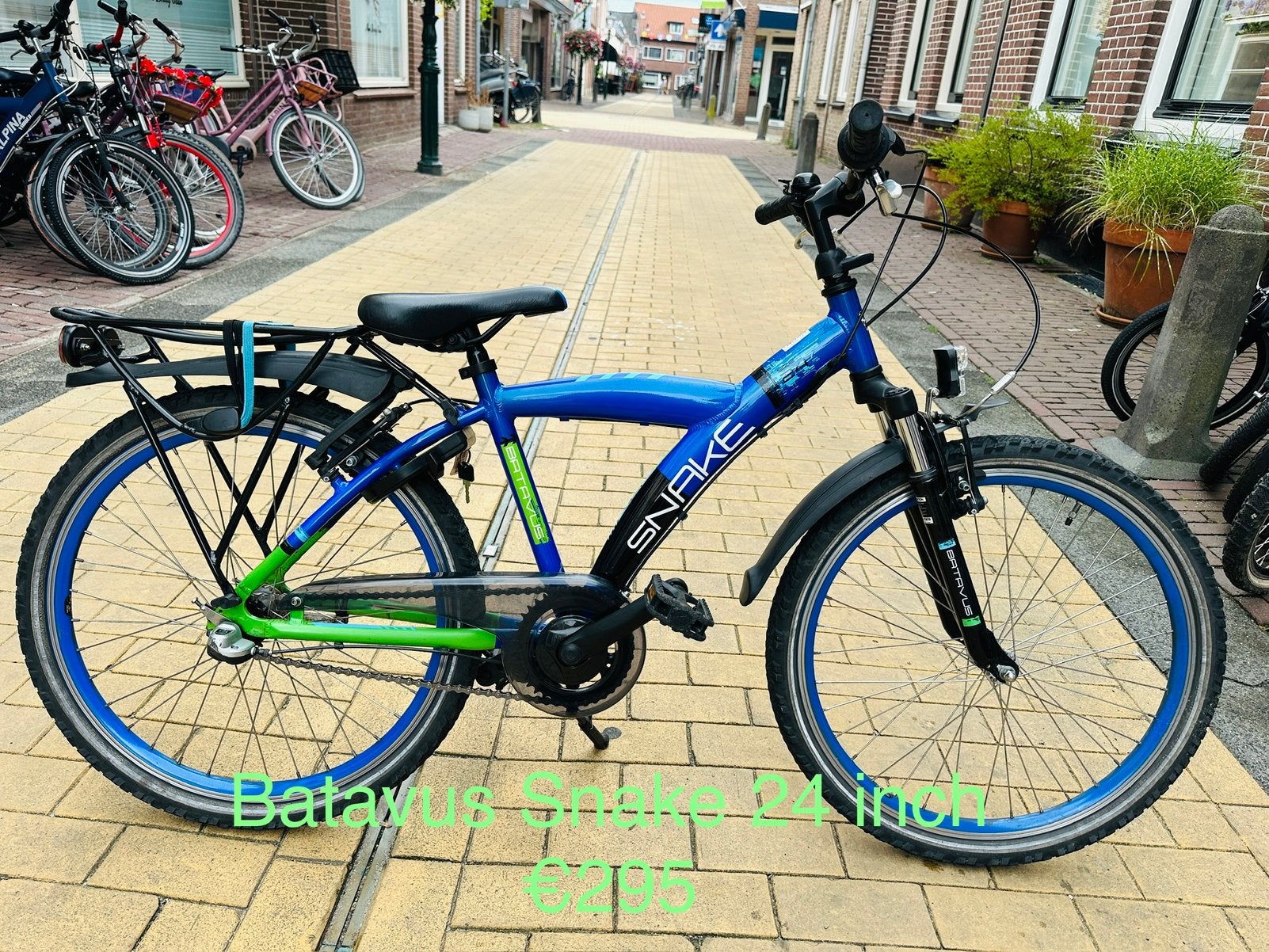 Jongensfietsen 16 18 20 22 24 26 28 inch. Alpina Cortina Gaz, Ophalen, Terugtraprem, 24 inch, Versnellingen