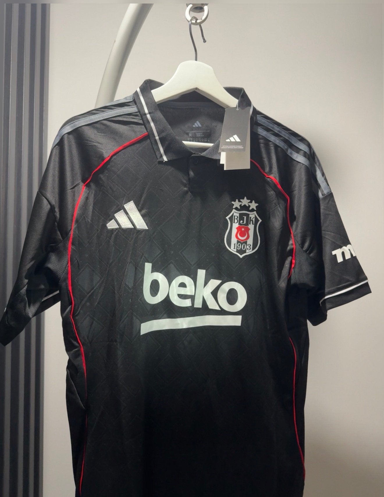 Adidas Besiktas voetbalshirt - Maat M, Verzenden, Nieuw, Maat 48/50 (M), Zwart