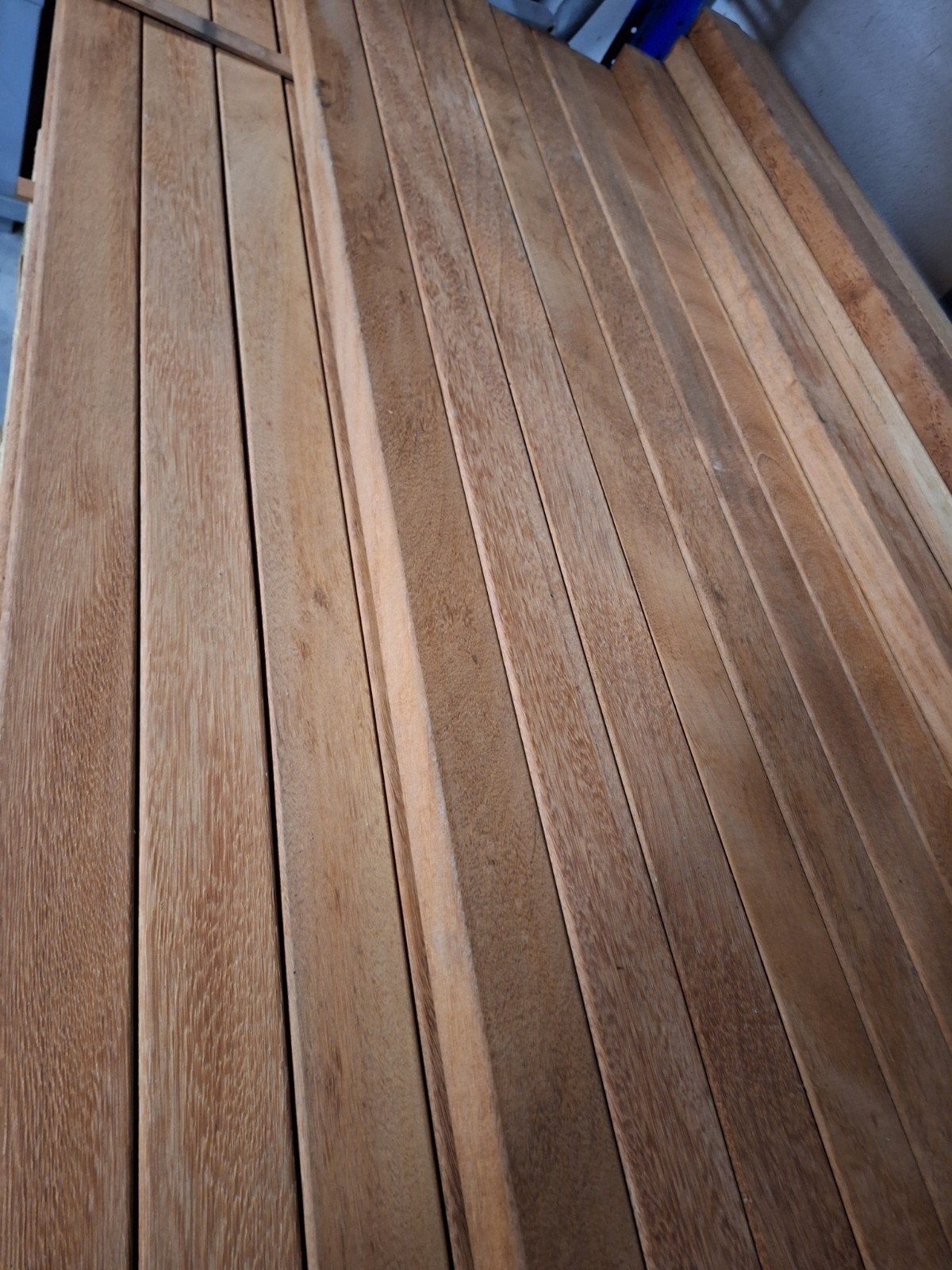 hardhout regels 60x35 mm 185 cm lang geschaafd, Ophalen, Nieuw, Hardhout, 180 tot 250 cm
