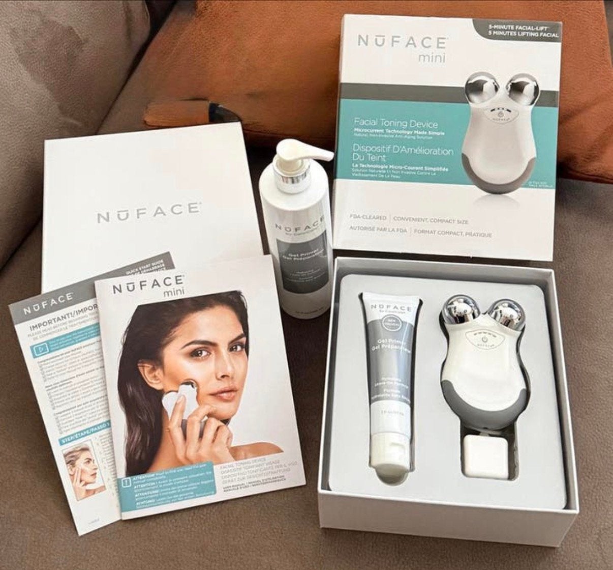NuFACE Mini Facial Toning Device - Microstroom Gezichtsbehan, Ophalen, Zo goed als nieuw, Overige typen