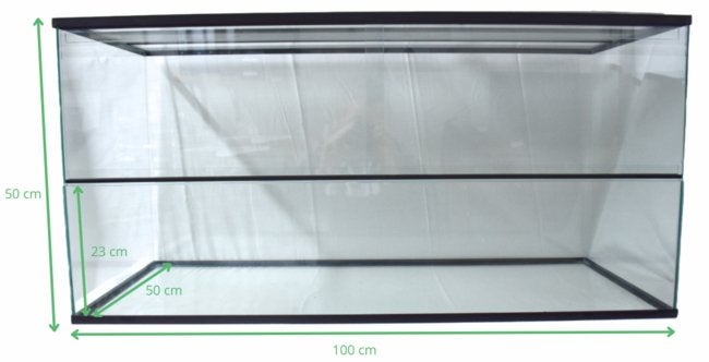 Glazen hamster terrarium 100x50x50, Gebruikt, 75 tot 110 cm, Ophalen, Minder dan 60 cm