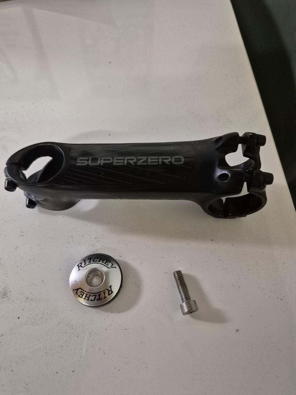 Deda SuperZero Stuurpen 120mm - Gebruikt, Fietsen en Brommers, Fietsonderdelen, Gebruikt, Stuur, Ophalen of Verzenden, Aluminium