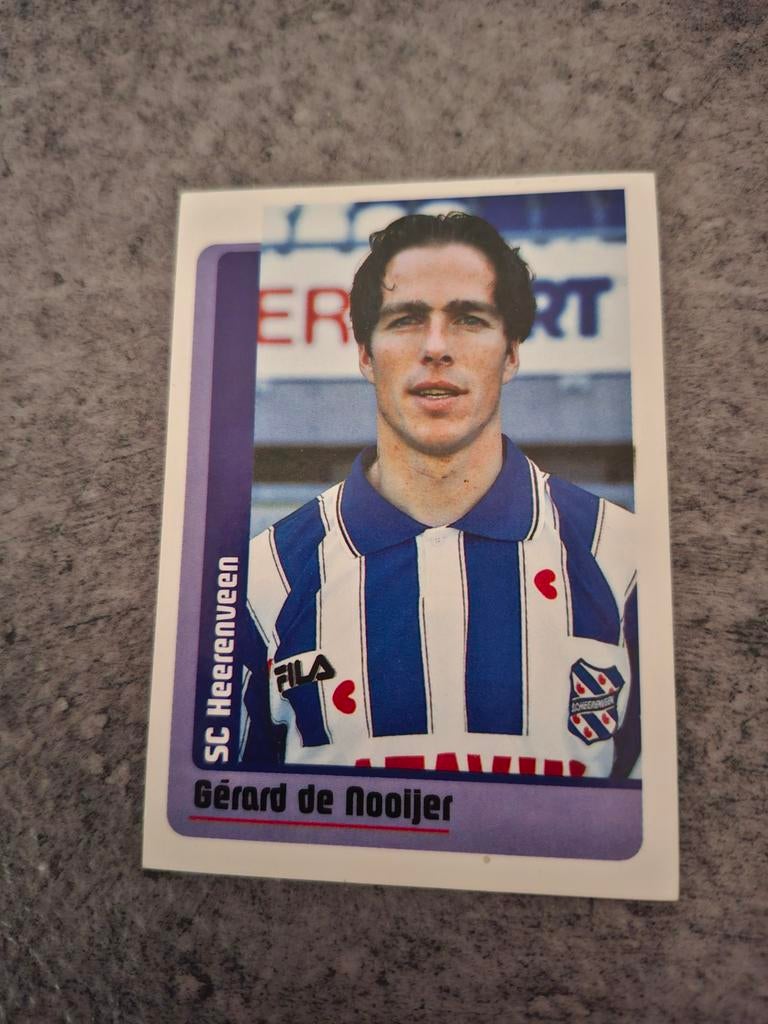 Panini sticker Voetbal 99. Gerard de Nooijer SC Heerenveen., Verzenden, Zo goed als nieuw, Sticker