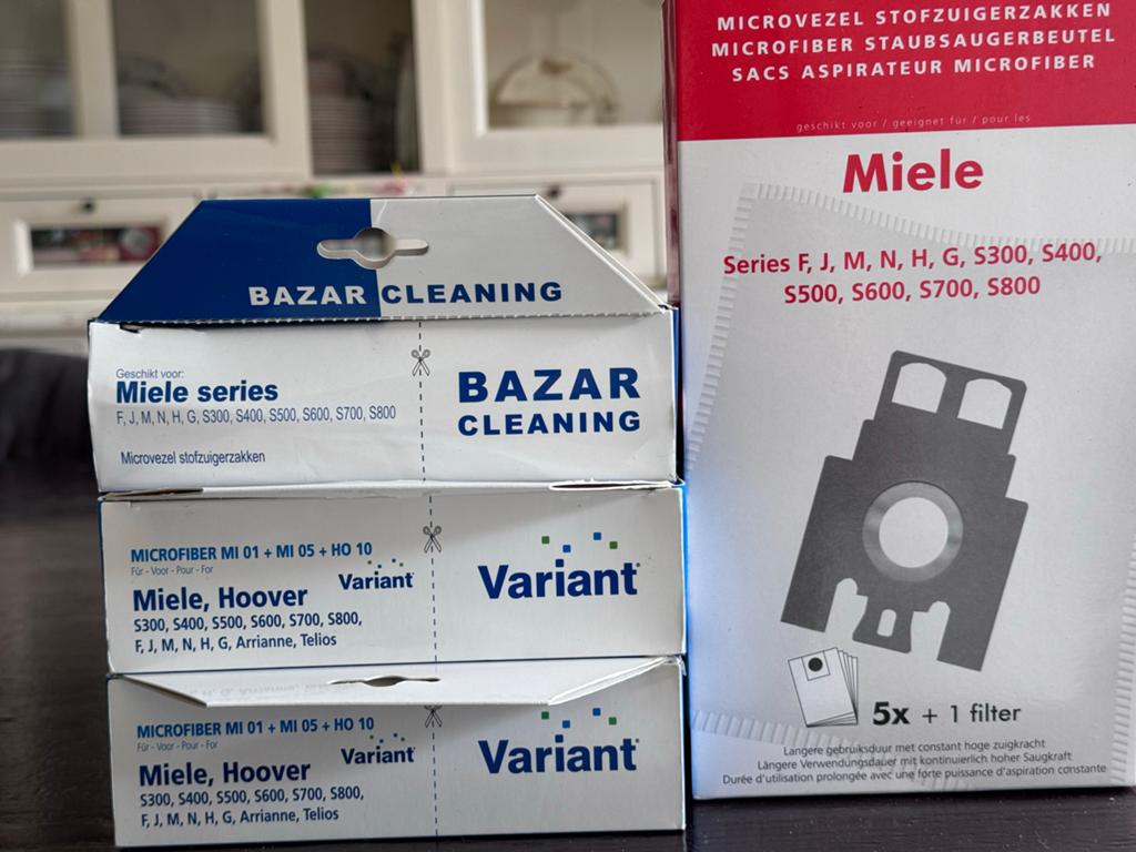 20 Nieuwe Miele Stofzuigerzakken (Microvezel), Ophalen of Verzenden, Nieuw, Stofzak, Miele