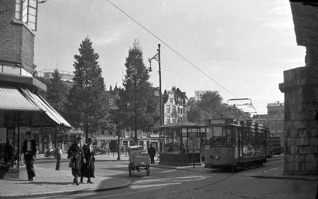 RET Tram NADRUK 155 moriaansplein, Ophalen, Voor 1920, Zuid-Holland