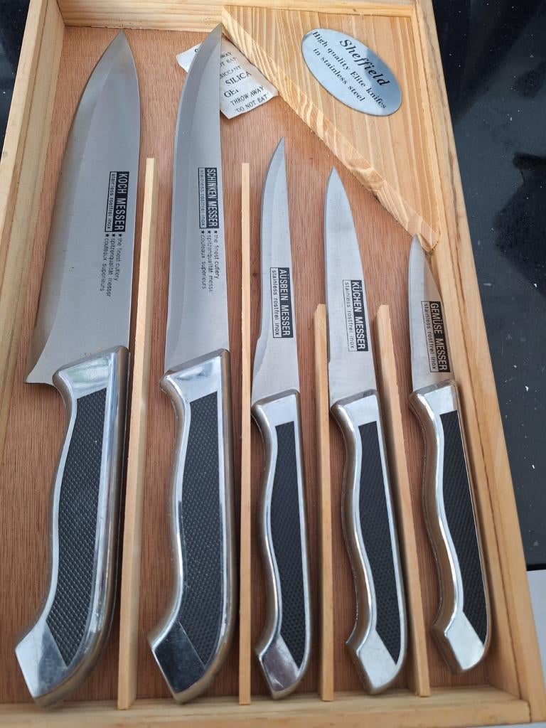Messenset  5 delig, Ophalen of Verzenden, Nieuw, Rvs of Chroom