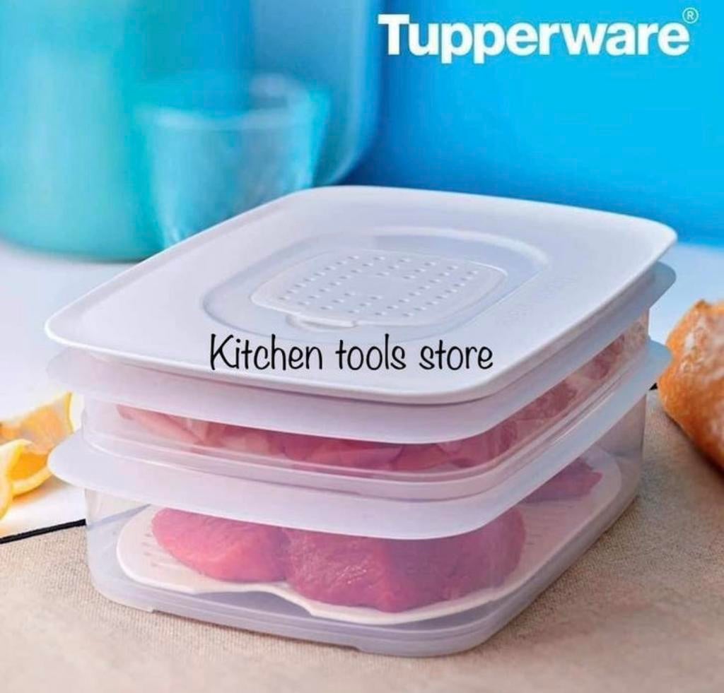Tupperware CombiSmart Stapelschalen set vleeswaren belegdoos, Ophalen of Verzenden, Nieuw, Bak of Kom