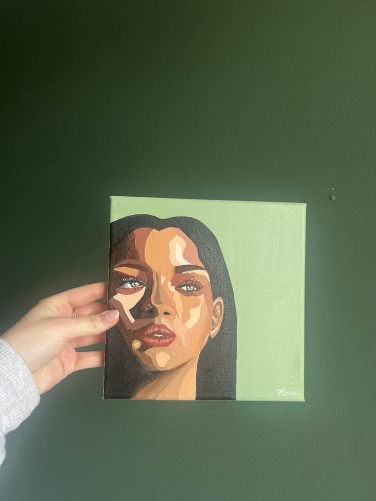 Rihanna - Handgemaakt schilderijt, Ophalen of Verzenden