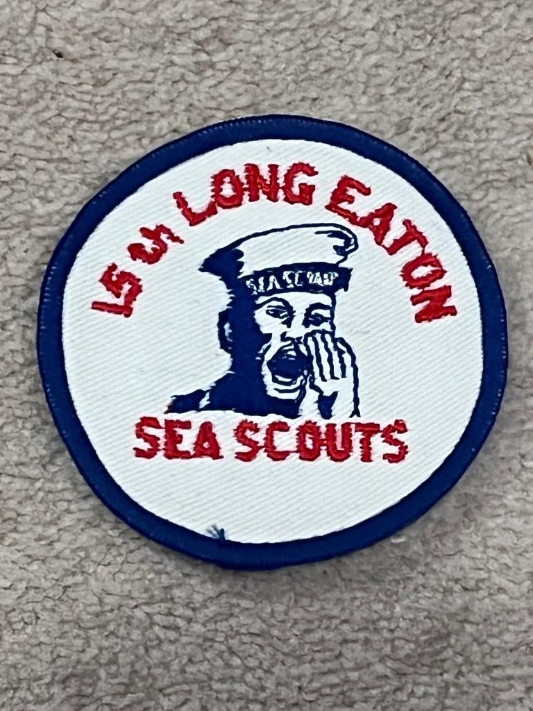 Scouting - badge - 15th long eaton sea scouts, Verzamelen, Scouting, Ophalen of Verzenden, Zo goed als nieuw, Embleem, Speld of Insigne