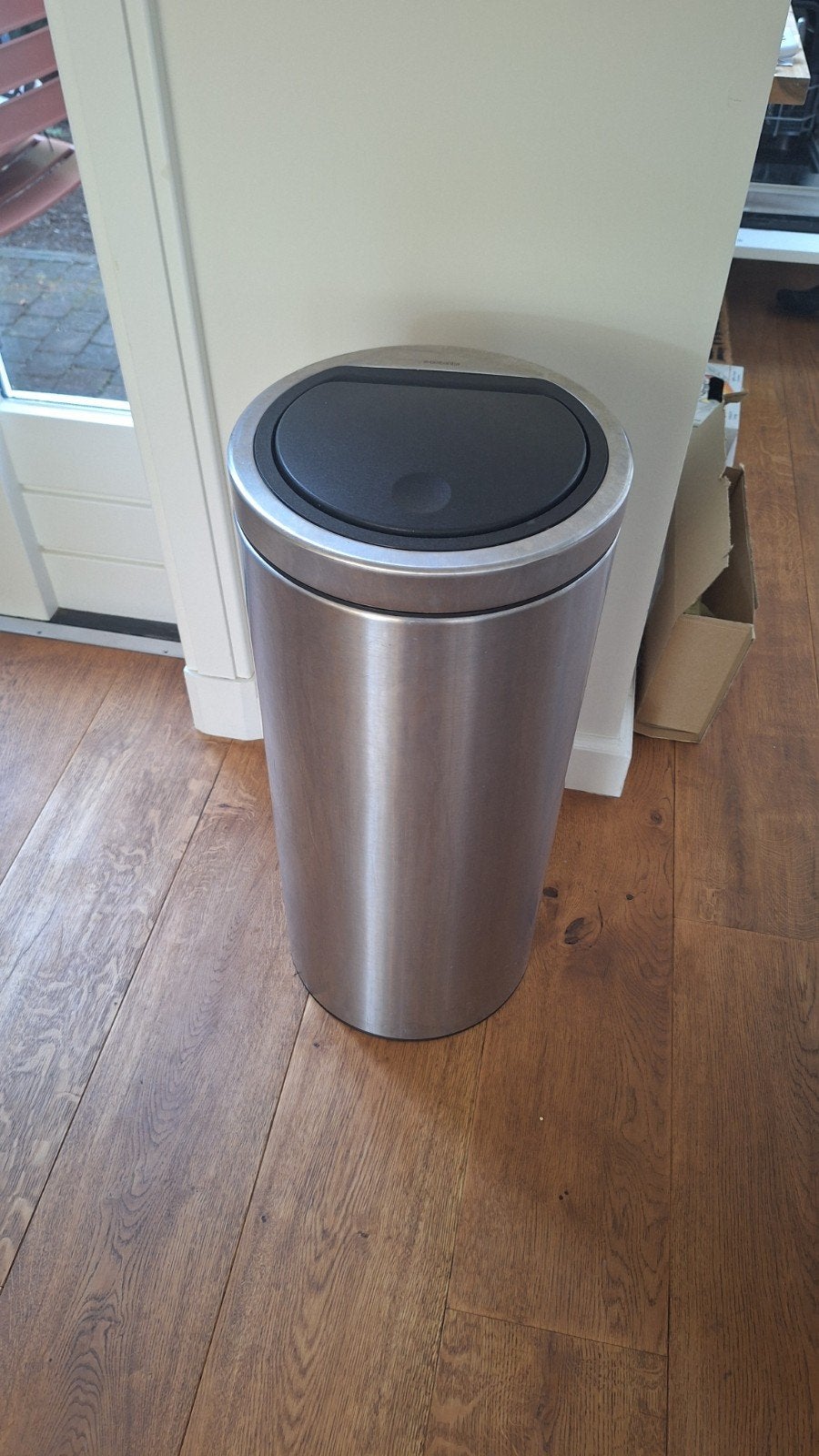 Brabantia Bo Touch Bin - RVS Prullenbak 30L, Ophalen, 50 – 75, Gebruikt, 20 tot 30 liter