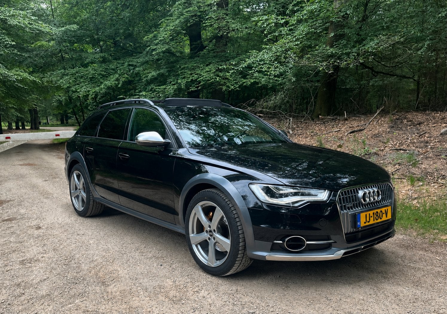 Audi A6 3.0 TDI Quattro 245pk S-tronic 2014 Zwart, Auto's, Audi, Automaat, Zwart, 2500 kg, Zwart