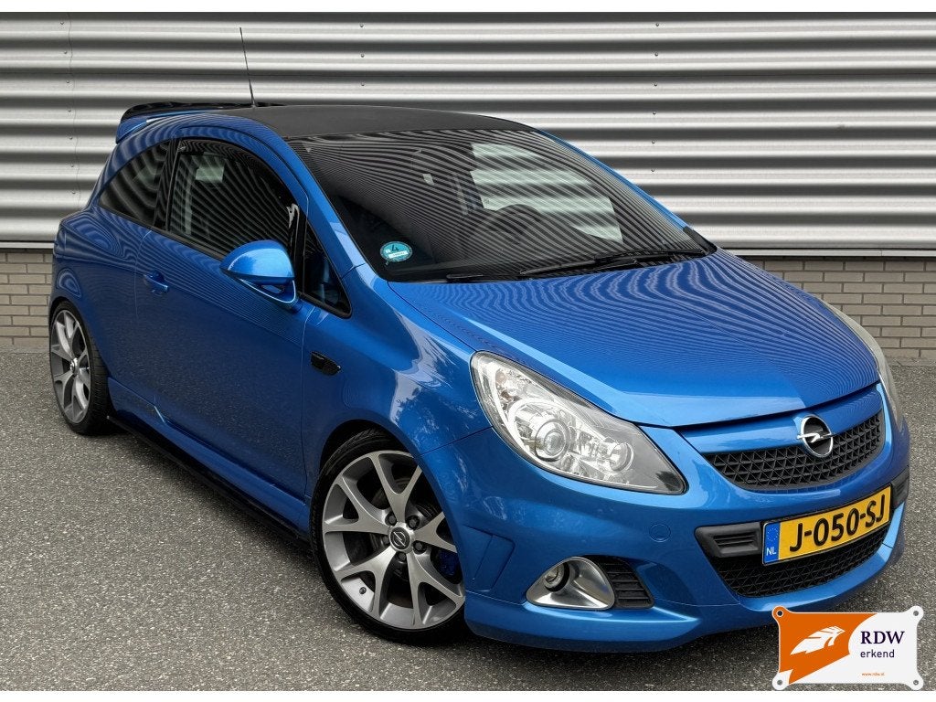 Opel Corsa 1.6-16V Turbo OPC Maxton (bj 2010), Auto's, Opel, Euro 5, Gebruikt, Blauw, Bedrijf