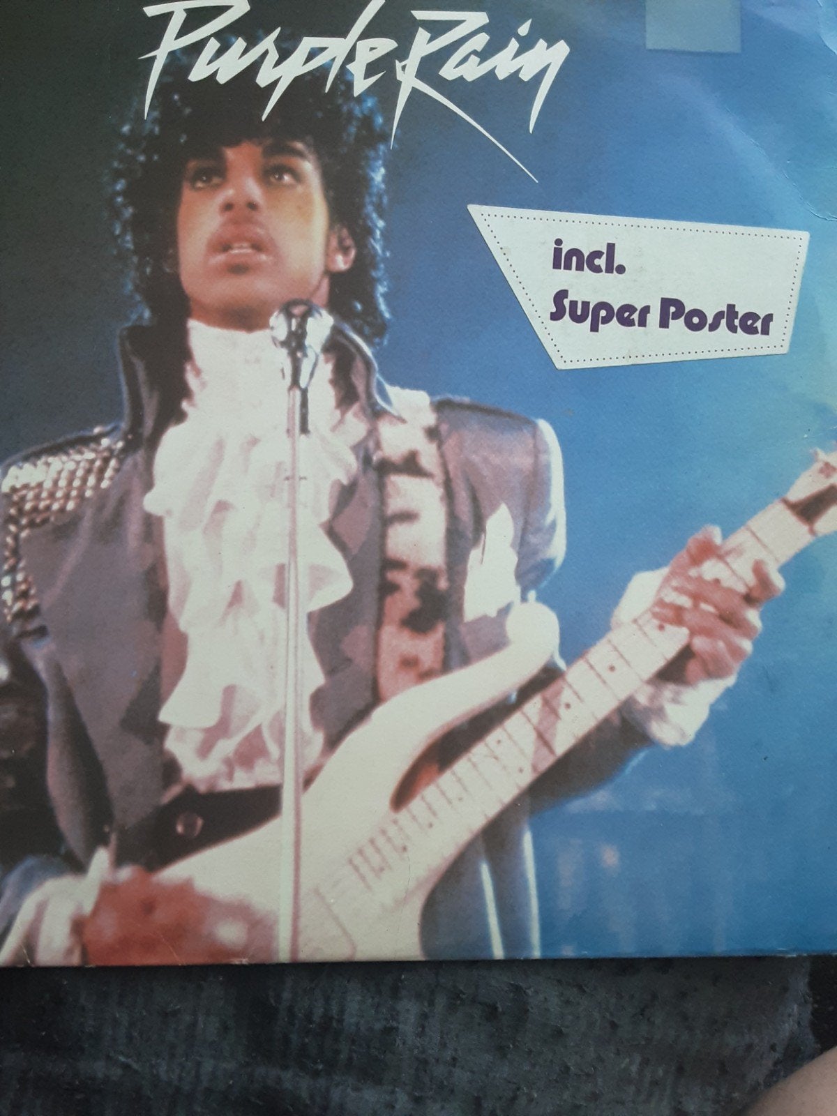 Prince purple Rain vinyl met super poster, Ophalen of Verzenden