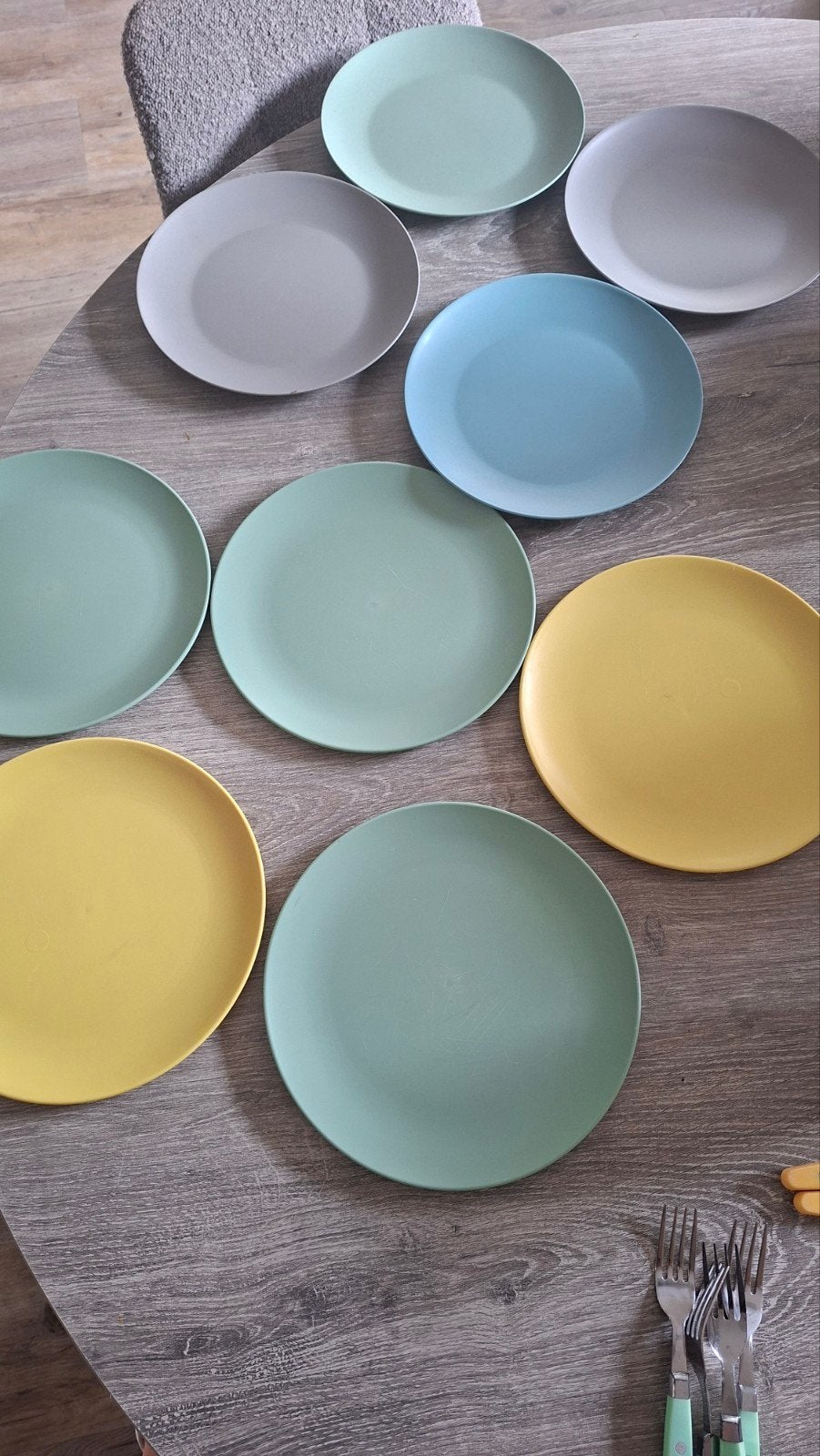 camping servies, Ophalen of Verzenden, Overige materialen, Overige stijlen, Bord(en)