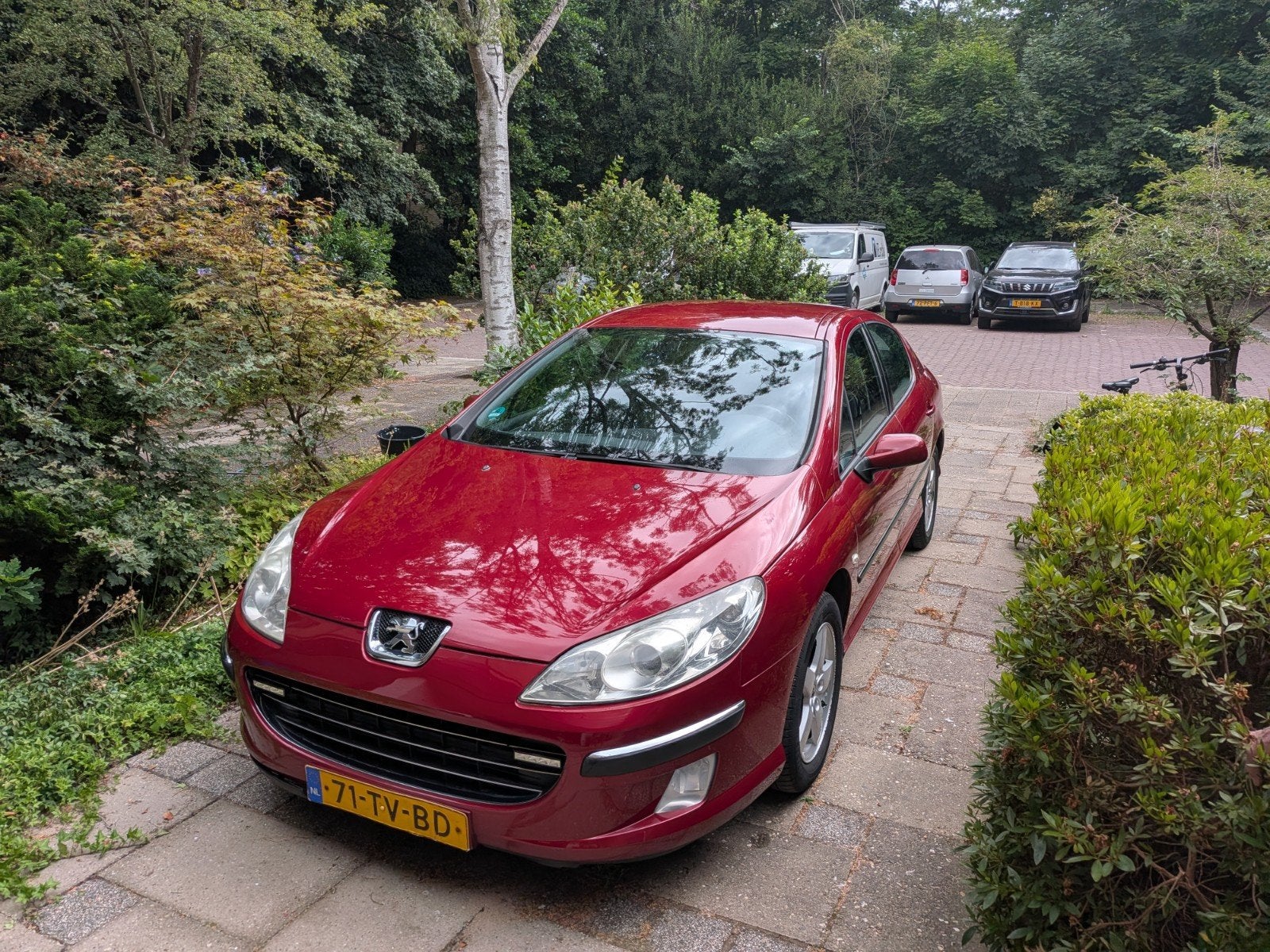 Peugeot 407 1.8 16V 2007 Rood, Auto's, 125 pk, 4 cilinders, 1749 cc, Origineel Nederlands