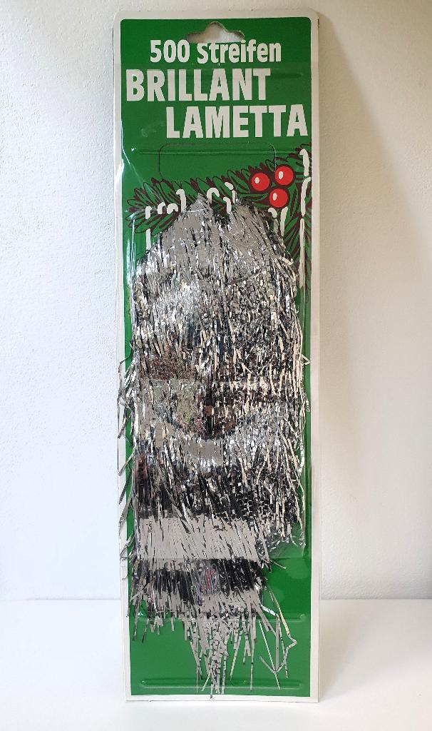 vintage Brillant Lametta, kerstversiering: 500 stroken, Diversen, Verzenden, Nieuw