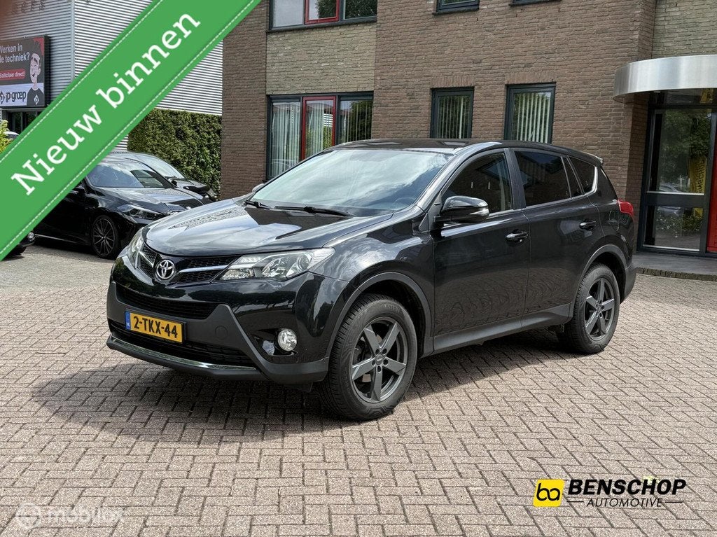Toyota RAV4 2.0 Dynamic Limited 4WD Cruise control Climate C, Auto's, Automaat, Zwart, 4 cilinders, Leder en Stof